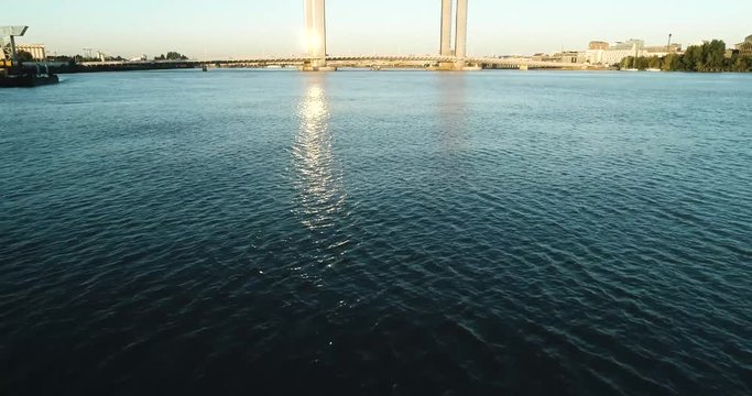 Pont Chaban Delmas Lev&eacute; du Jour (Sunrise)