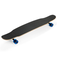 Longboard on white background 