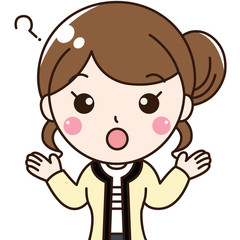  女性会社員OLの？わからない