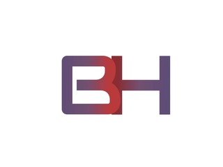 Obraz premium BH Initial Logo for your startup venture