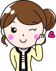  女性会社員OLの笑顔