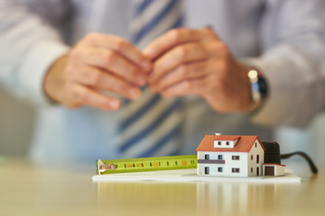 Real estate market: purchase agreement for a new house