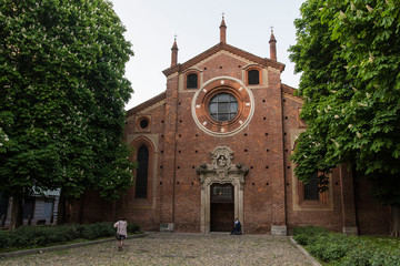 Church of San Pietro in Gessate in Milan
