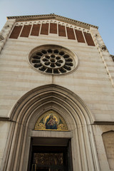 Fototapeta na wymiar Church of S. Maria Del Suffragio in Milan