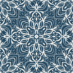 Black and white seamless pattern