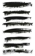 Calligraphy Paint Brush Background High Detail Abstract Vector Background Set 145