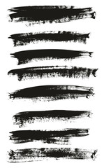 Obraz premium Calligraphy Paint Brush Background High Detail Abstract Vector Background Set 145