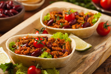 Buritos in stuff stands.