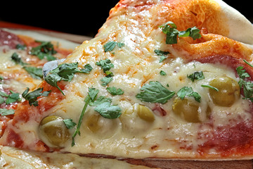 background delicious pizza