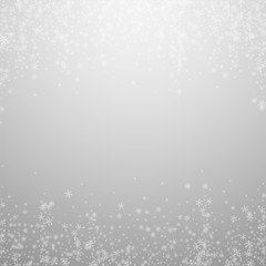 Beautiful glowing snow Christmas background. Subtl