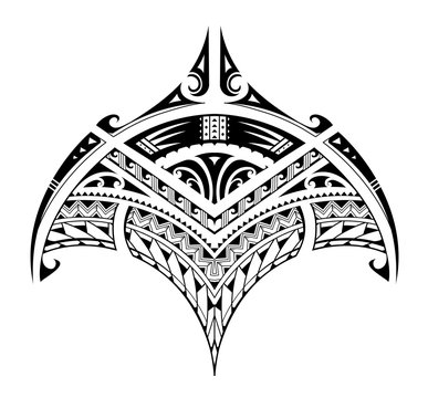 Naklejka Polynesian ethnic style tattoo for bicep area