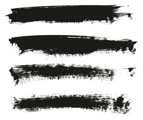 Calligraphy Paint Brush Background High Detail Abstract Vector Background Set 71