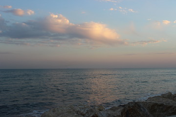 Obraz premium sunset over the sea