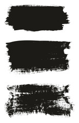 Calligraphy Paint Brush Background High Detail Abstract Vector Background Set 17