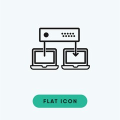 Laptop vector icon