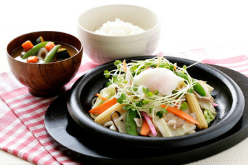 野菜炒め定食
