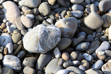 gray background pebbles