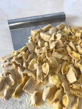 Typical pasta of the Langhe: agnolotti