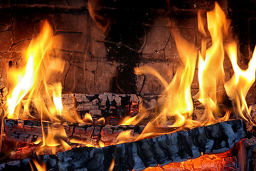 Fototapeta premium flames background texture