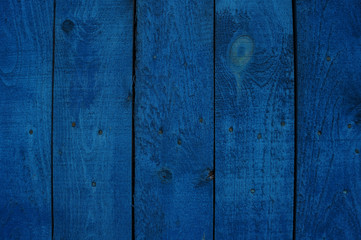   Beautiful wooden blue  background for design, banner and layout.             