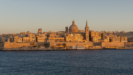 Fototapeta na wymiar Two Churches of Valletta.