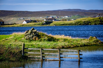 Fototapeta premium Beautiful View at Shetlands