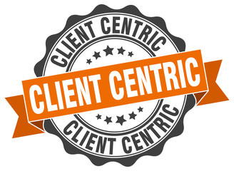 client centric stamp. sign. seal