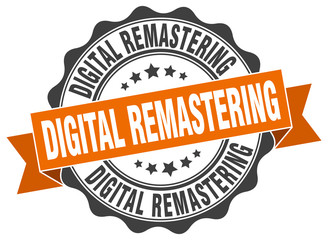 Obraz premium digital remastering stamp. sign. seal