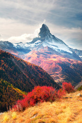 Matterhornpisten im Herbst