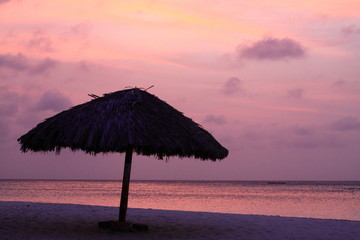 Aruba, Caribbean sea