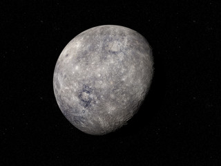 3d rendered illustration of mercury