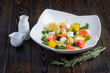 fresh vegetable salad