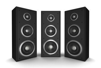 Fototapeta premium speaker concept 3d illustration