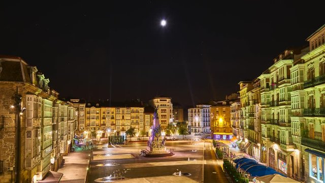Plaza Virgen Blanca en Vitoria,Espa&ntilde;a