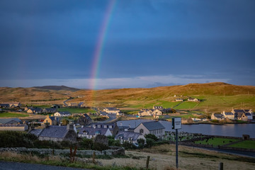 Rainbow on the Shetlands