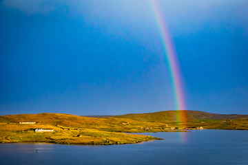 Rainbow on the Shetlands