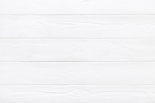 Fototapeta White wood texture of pine plank table. Pastel background. 