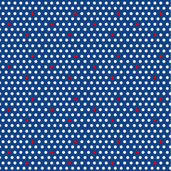 Classic simple polka dot seamless pattern.
