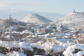 Fototapeta na wymiar Plovdiv - Bulgaria, the winter