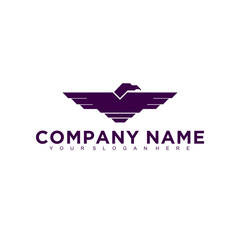 Eagle, falcon, bird logo design, Modern Template, Icon Vector