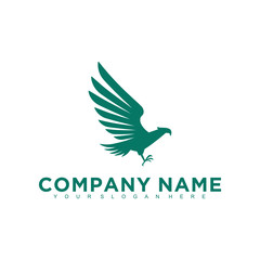 Eagle, falcon, bird logo design, Modern Template, Icon Vector