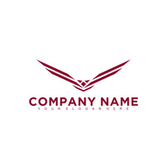 Eagle, falcon, bird logo design, Modern Template, Icon Vector
