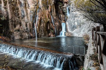 Gunpinar waterfall in Turkey, Malatya-Darende