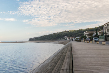 La promenade le long du grau de La Franqui 