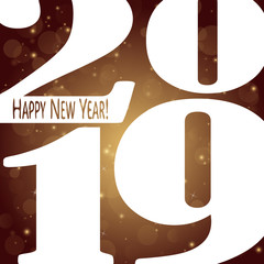 Happy New Year 2019 background