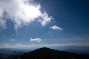 八経ヶ岳山頂の景色