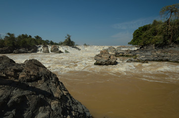 Khone Phapheng Waterfalls , Champasak Province ,Laos
