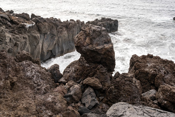 Fototapeta na wymiar Buenavista del Norte coastline, Tenerife, Canary Islands, SPain