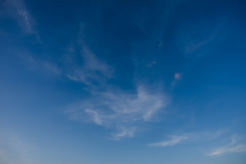 blue sky with clouds