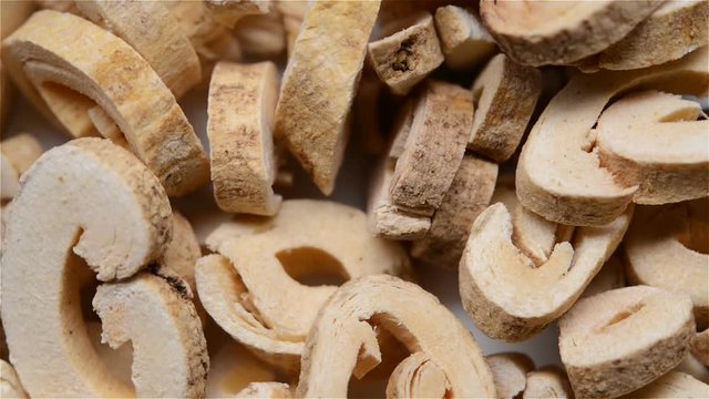 herb of Dictamni Cortex or Denesefruit Pittany Root - bark roating close up